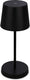Briloner - oplaadbare tafellamp - snoerloze lamp - dimbaar - met batterij - usb-c - 2,6w - ip44 - binnen buiten - zwart - 26 x 10.5cm