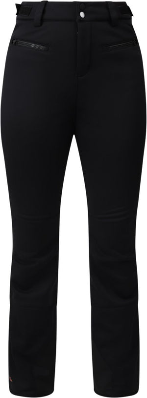 Brunotti - coldlake softshell ski broek - dames - black - slim fit - fleece lining - 10k waterproof - xxl