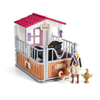 Load image into Gallery viewer, Schleich horse club - speelfigurenset - paardenstal met horse club tori princess - kinderspeelgoed voor jongens en meisjes - 5 tot 12 jaar - 14 onderdelen - 42437
