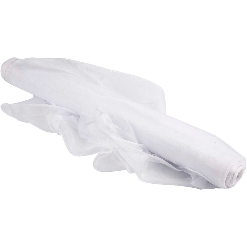 Load image into Gallery viewer, Creativ company organza stof wit, 10m
