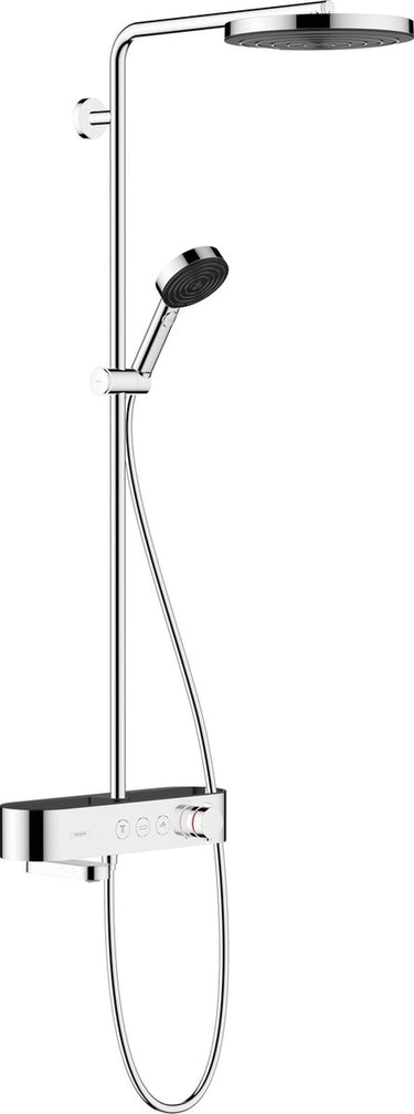 Hansgrohe pulsify s showerpipe 260 1jet met badthermostaat showertablet select 400 chroom
