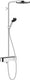 Hansgrohe pulsify s showerpipe 260 1jet met badthermostaat showertablet select 400 chroom