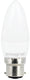 Integral led kaarslamp b22d 3.4w 250lm 2700k mat niet-dimbaar | b22d ba22d (ø2,2cm) | extra warm wit | 3.4 watt | 15.000 branduren