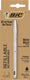 Bic balpen cristal re-new medium zilver + 2 vullingen zwart
