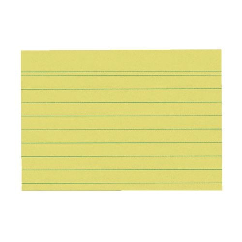 Indexkaarten herlitz a7 geel