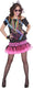 Finidi roze 80s rock meisje - vrouw - xl