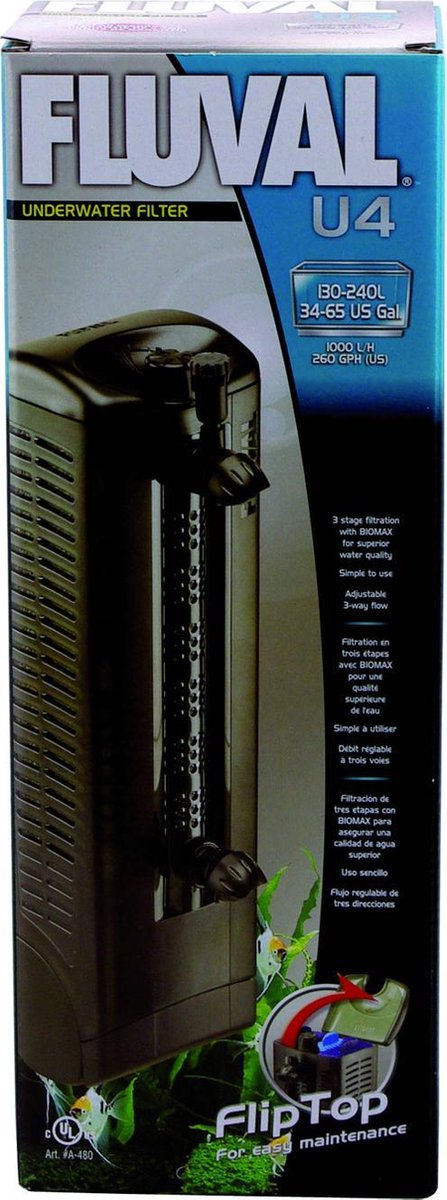 Fluval binnenfilter u 130-240 l