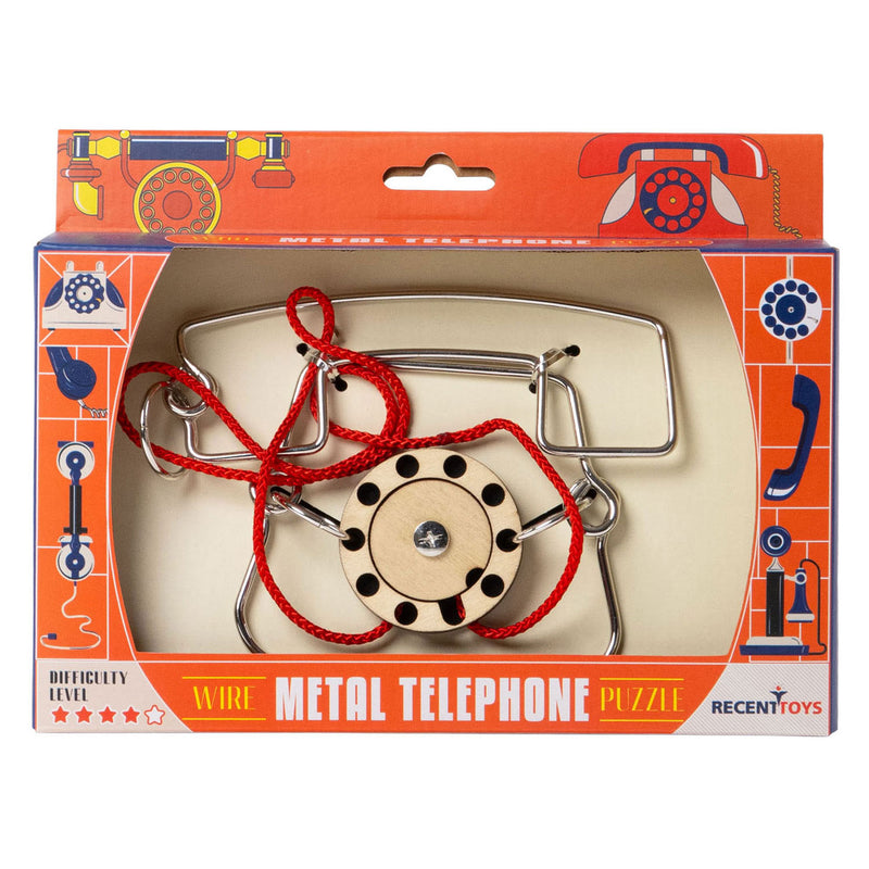 Load image into Gallery viewer, Recent toys metal telephone breinpuzzel
