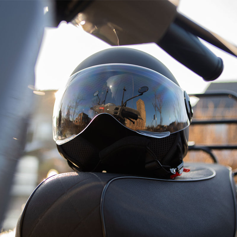 Load image into Gallery viewer, Pro-Tect Protect urban helm m voor scooter en fiets ece keurmerk zwart
