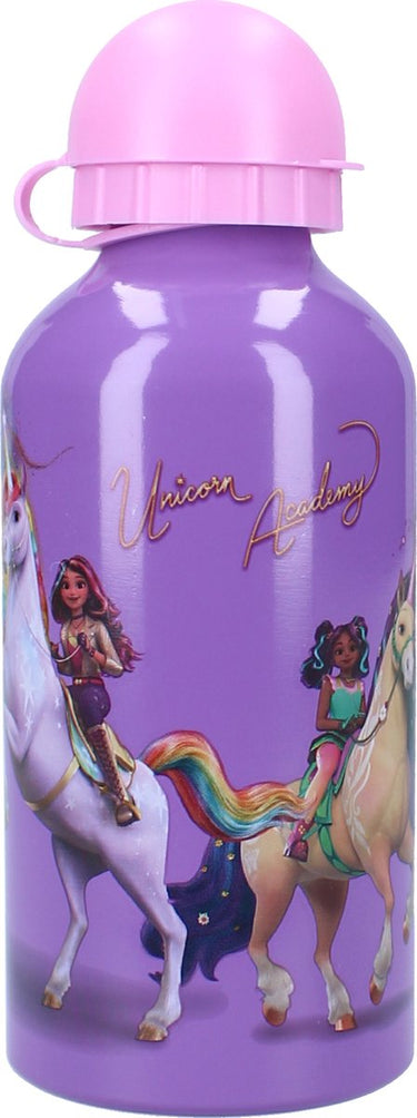 Vadobag unicorn academy - schoolbeker en drinkfles - paars - 500ml