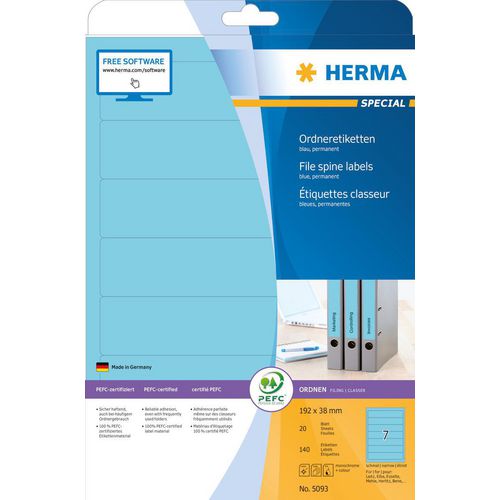 Etiketten herma