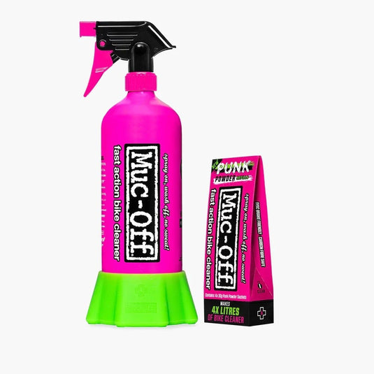 Muc-off punk powder cleaner 4 pack + bottle for life - 449738
