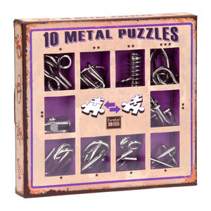 Eureka breinpuzzelset paars, 10st.