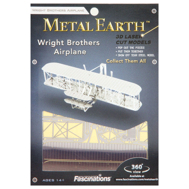 Load image into Gallery viewer, Eureka metal earth wright brothers airplane
