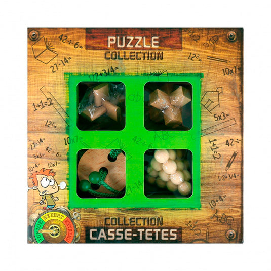 Eureka houten breinpuzzels junior, 4st.