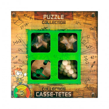 Eureka houten breinpuzzels junior, 4st.