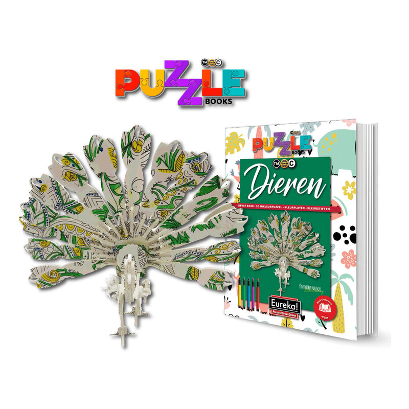 Load image into Gallery viewer, Eureka 3D Puzzel Books Dieren
