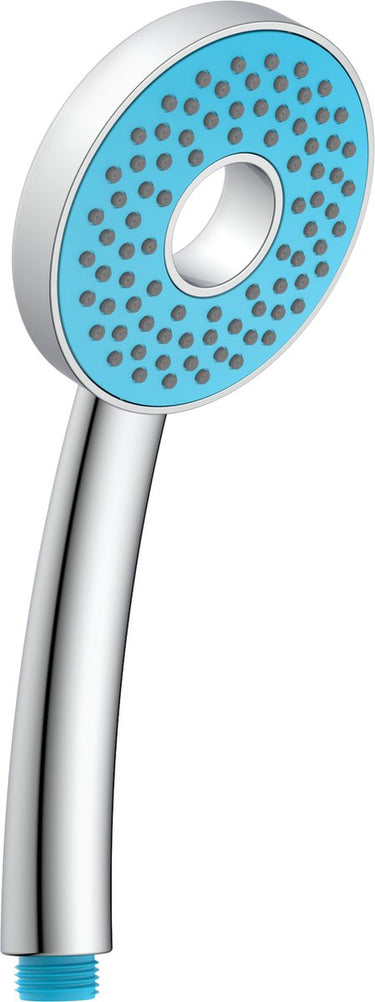 Eisl rio handdouche - douchekop rond - chroom turquoise