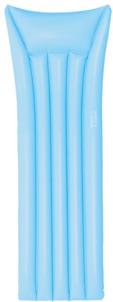 Beach palms - luchtbed - 177 x 67 x 19 cm - blauw - suntanner