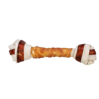 Load image into Gallery viewer, Petstyle living geknoopt bot multicolor met kip
