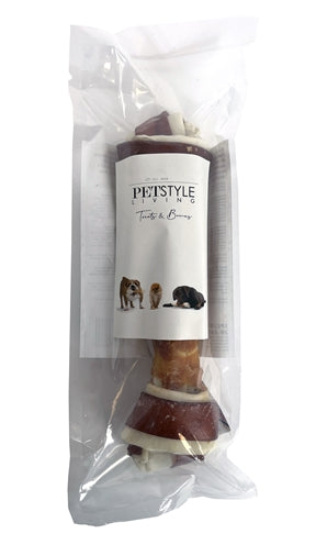 Load image into Gallery viewer, Petstyle living geknoopt bot multicolor met kip
