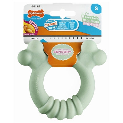 Load image into Gallery viewer, Nylabone Puppy tactile ring kipsmaak
