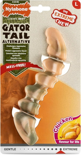 Load image into Gallery viewer, Nylabone Extreme chew gator tail kipsmaak
