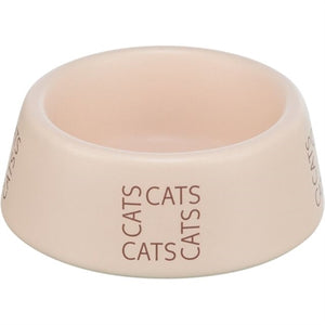Trixie voerbak drinkbak kat cats keramiek roze