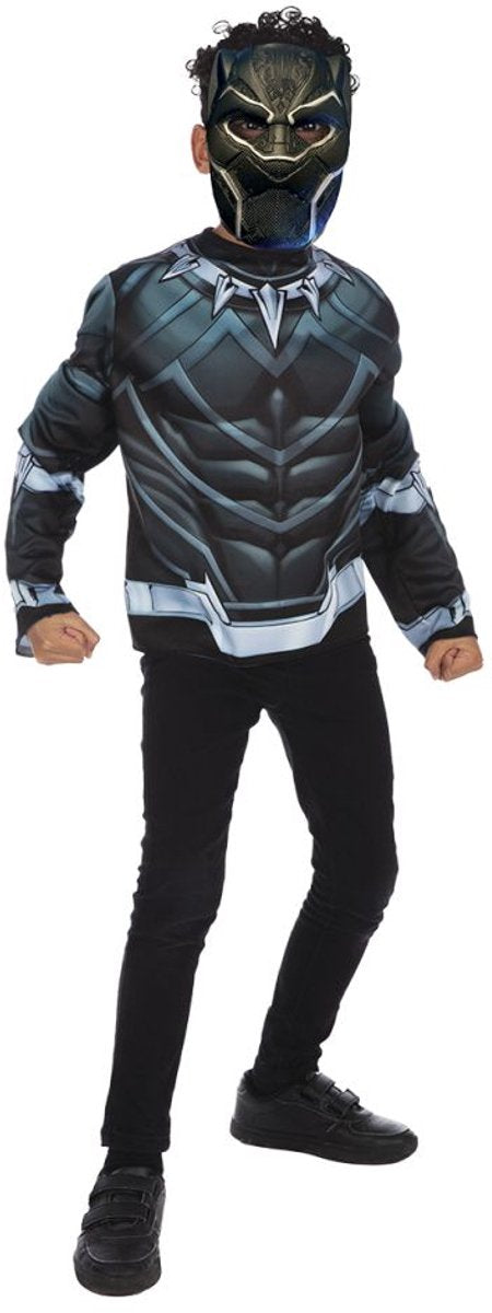 Marvel black panther top and mask costume child