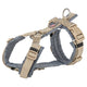 Trixie hondentuig premium trekking zand taupe grafiet grijs