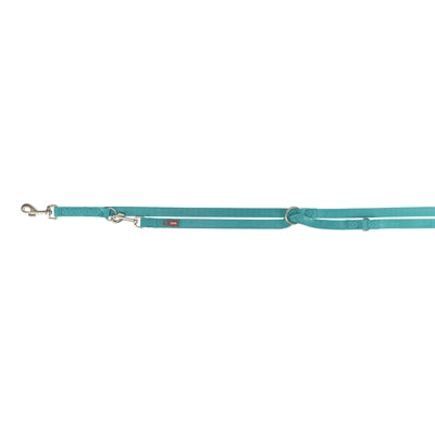 Load image into Gallery viewer, Trixie hondenriem premium verstelbaar aqua blauw
