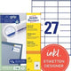 Avery multifunctionele etiketten quickpeel 2700 stuks wit