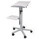 Maul projectorwagen 9333082 lichtgrijs 68 x 120 cm