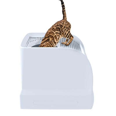 Load image into Gallery viewer, Imac kattenbak frida met lade blauw
