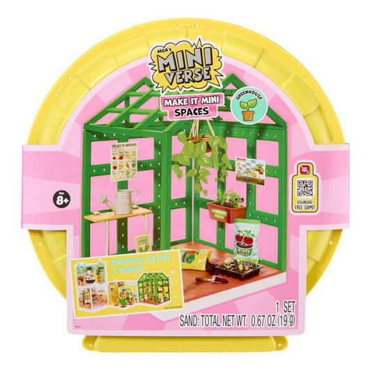 Miniverse - spaces starter pack greenhouse-knutselset - bouwpakket- maak je eigen mini plantenkas!