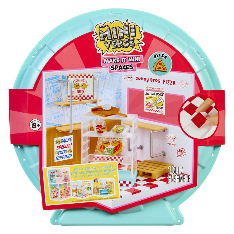Load image into Gallery viewer, Miniverse ™ make it mini spaces™ pizzawinkel - knutselset - bouwpakket- maak je eigen mini pizzeria

