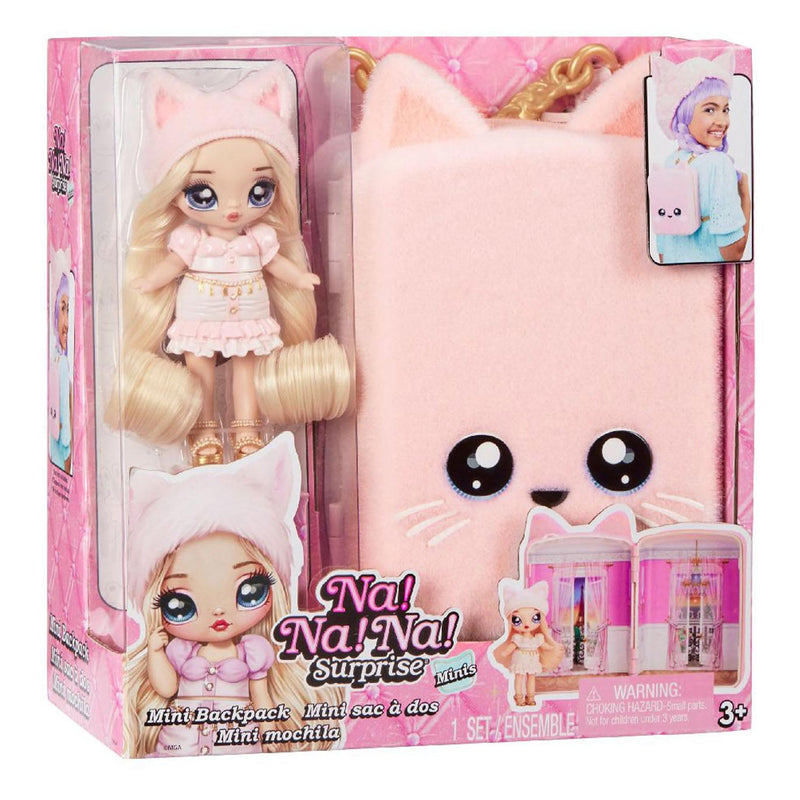 Load image into Gallery viewer, Mga entertainment na! na! na! surprise speelset met mini rugzak - parijse kitten
