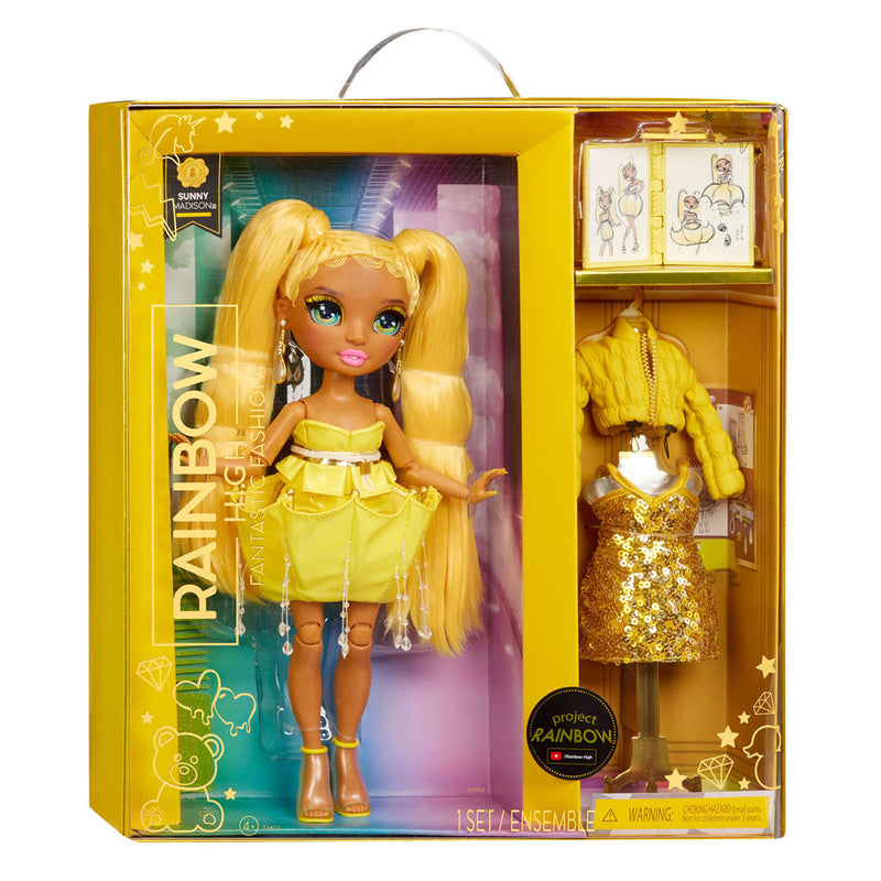 Load image into Gallery viewer, Rainbow high Rainbow High Fantastic Modepop Sunny
