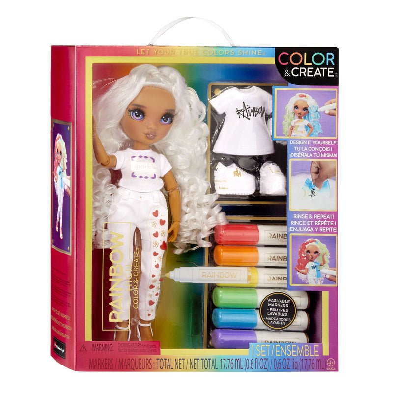 Load image into Gallery viewer, Rainbow high Rainbow High Color Create Fashion Modepop Paars
