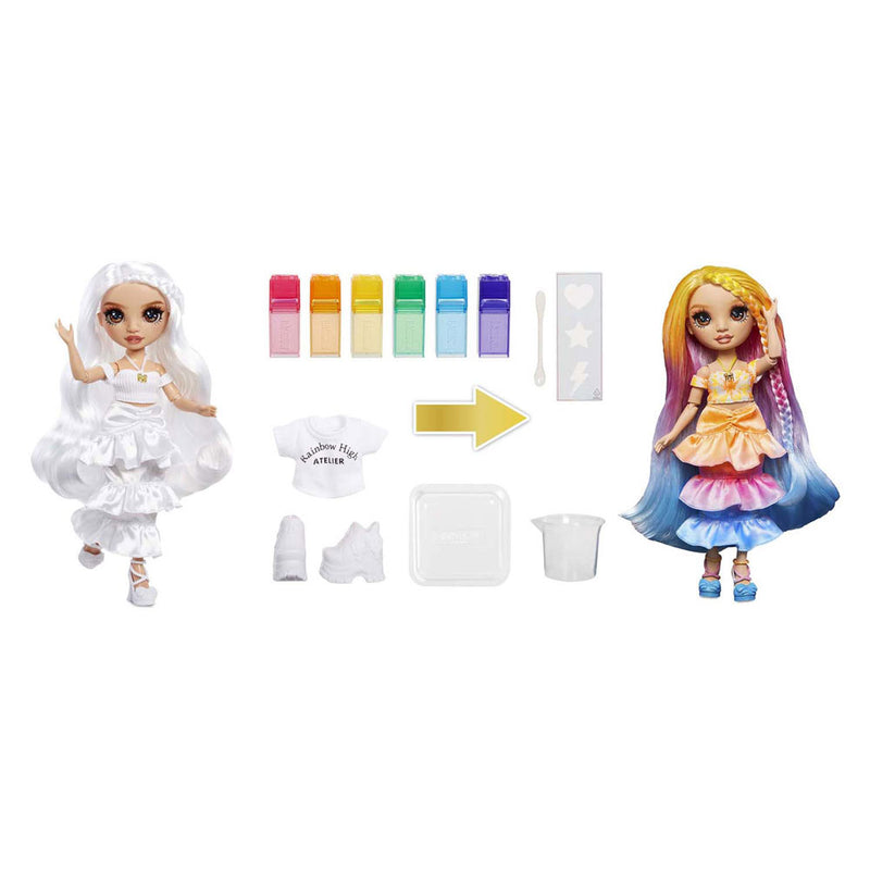 Load image into Gallery viewer, Mga entertainment rainbow high watercolor create-modepop - bruine ogen
