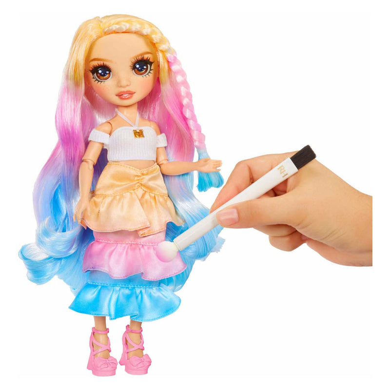 Load image into Gallery viewer, Rainbow high watercolor create-modepop - bruine ogen
