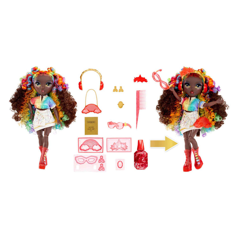 Load image into Gallery viewer, Mga entertainment rainbow high crystal fashion modepop - rainbow
