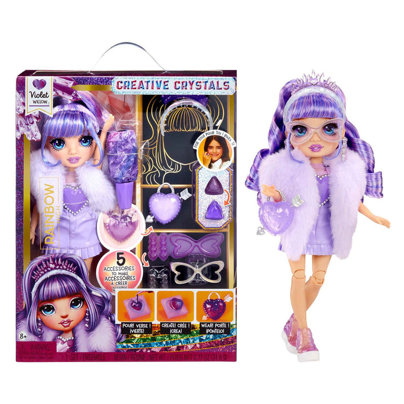 Load image into Gallery viewer, Mga entertainment rainbow high crystal fashion modepop - violet
