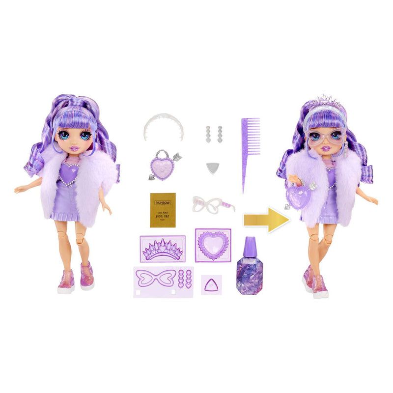 Load image into Gallery viewer, Mga entertainment rainbow high crystal fashion modepop - violet
