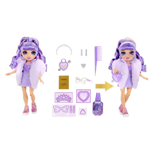 Rainbow high crystal fashion modepop - violet