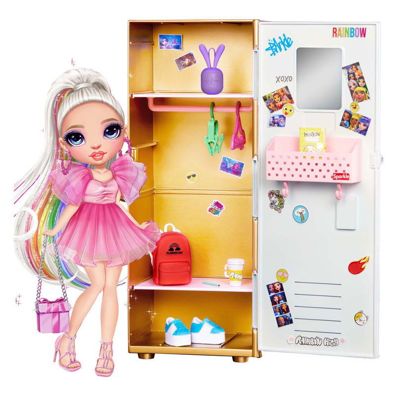 Load image into Gallery viewer, Mga entertainment rainbow high kluisje speelset met accessoires
