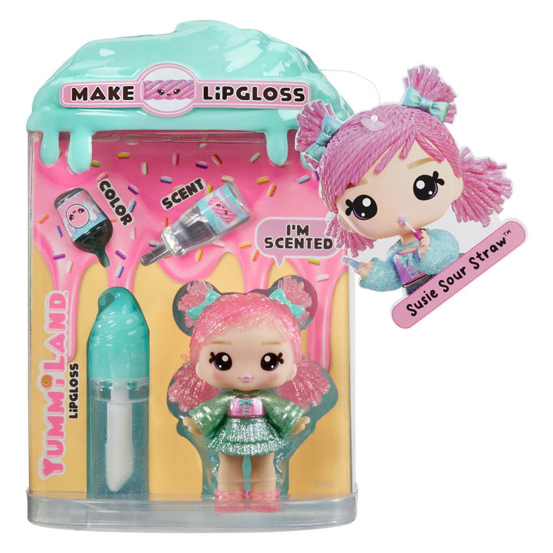 Load image into Gallery viewer, Yummiland pop - susie sour straw met lipgloss set
