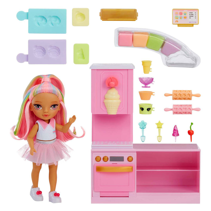 Load image into Gallery viewer, Mga entertainment rainbow high pop kleine dessertwinkel met kandy speelset
