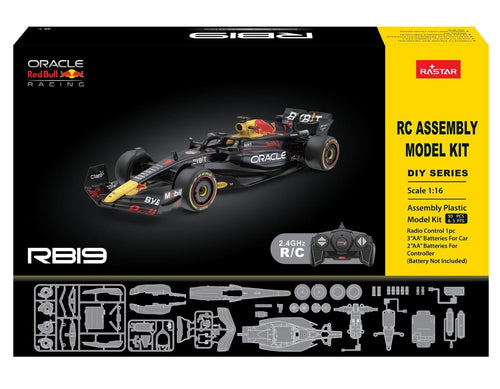 Jonotoys rastar bouwpakket van de red bull rb19 rc auto