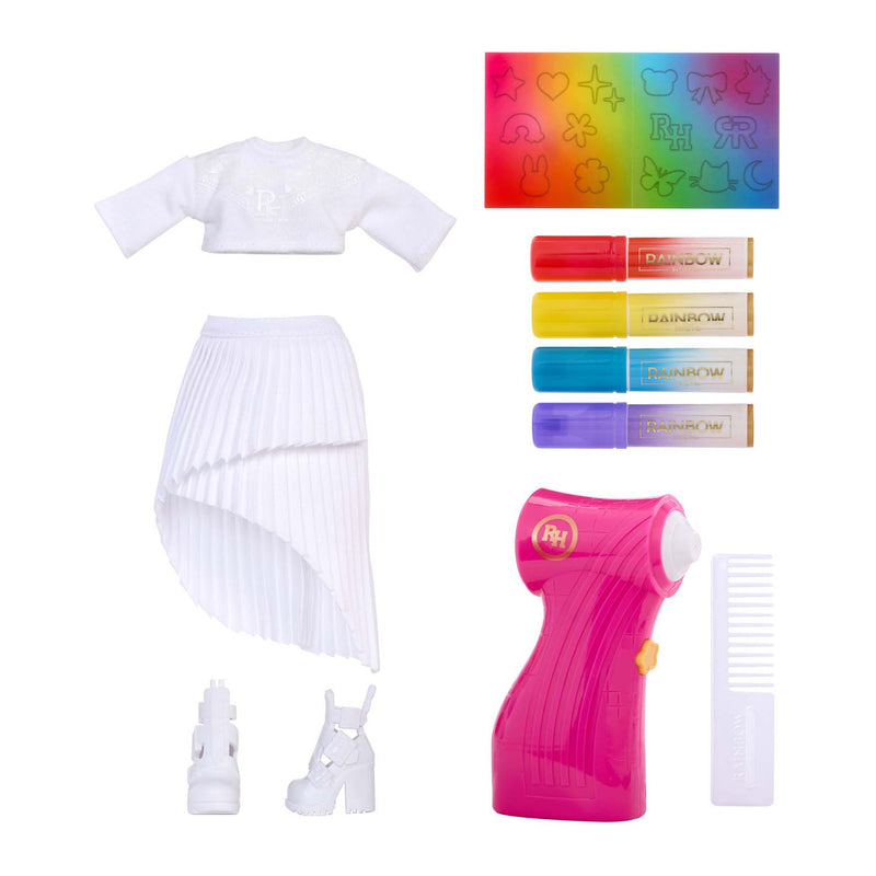 Load image into Gallery viewer, Mga entertainment rainbow high air brush create modepop - purple eyes
